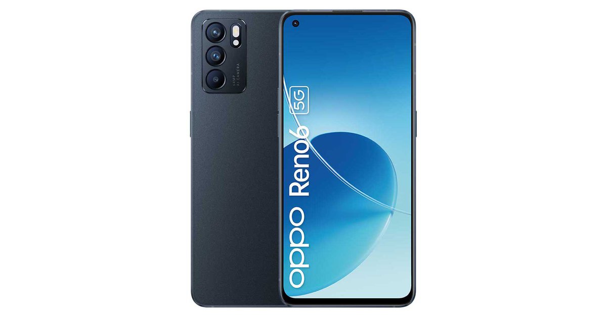 Oppo Reno6 5g 8gb128gb 64 Dual Sim Smartphone Schwarz 4360