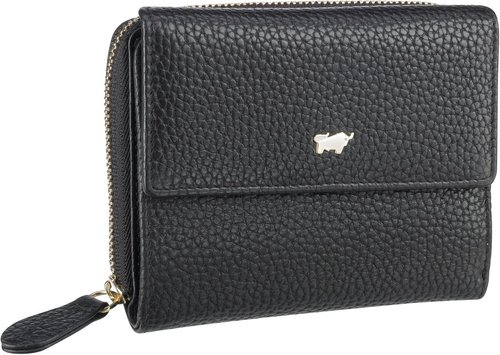 Braun Büffel Asti 50454 RV-Geldbörse  in Schwarz (0.4 Liter), Geldbörse