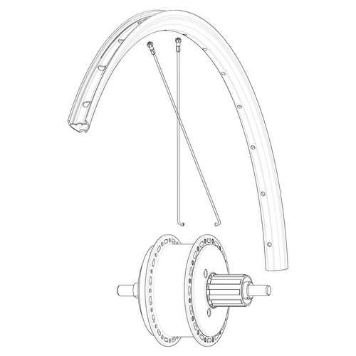 Mavic Rear Aksium Elite Evo Ust Disc Ebm Rennradfelge