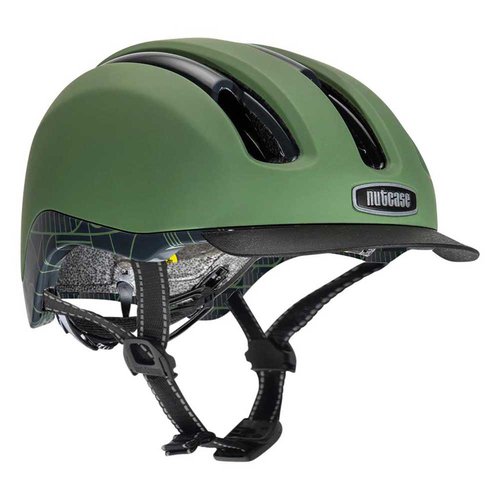 Nutcase Vio Adventure Bahous Green Mips Urban Helmet Grün L-XL