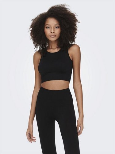 Only Play Trainingstop ONPJAIA LIFE Cropped Fit, in feiner Rippstruktur