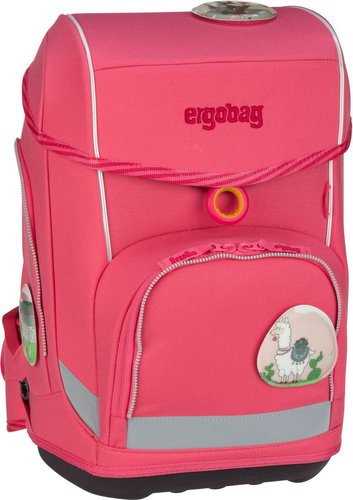 Ergobag Schulranzen cubo Set ECO Hero Edition Lamas in Bärjamas (19 Liter)