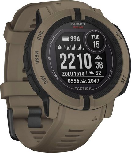 Garmin INSTINCT 2 SOLAR TACTICAL EDITION Smartwatch (2,3 cm/0,9 Zoll, Garmin)