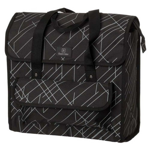 Fastrider Shopper Luxe Basics Single 23l Pannier Schwarz