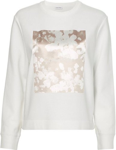 Calvin Klein Sweatshirt ABSTRACT FLORAL SWEATSHIRT mit abstraktem Frontprint