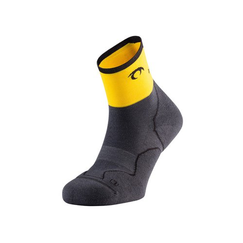 Lurbel Socken Herausforderung Four Grau Gelb, Größe L