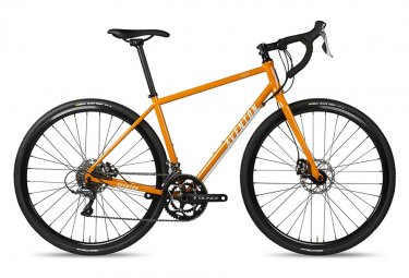 Aventon kijote gravel bike shimano claris 8s 700 mm sunset yellow