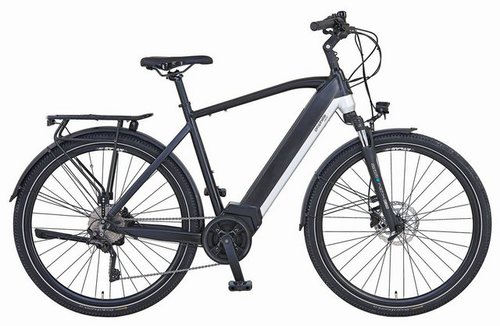 Prophete E-Bike Trekkingrad Entdecker InsideTwo, 10 Gang Shimano Deore Schaltwerk, Kettenschaltung, Mittelmotor, 630 Wh, Pedelec, Elektrofahrrad für Damen u. Herren
