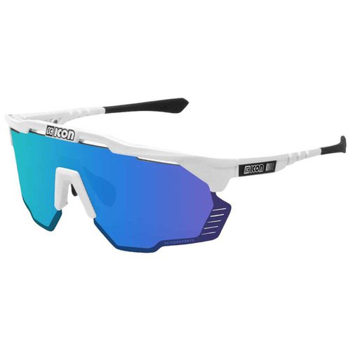 Scicon Aeroshade Kunken Sunglasses Weiß Multimirror BlueCAT3