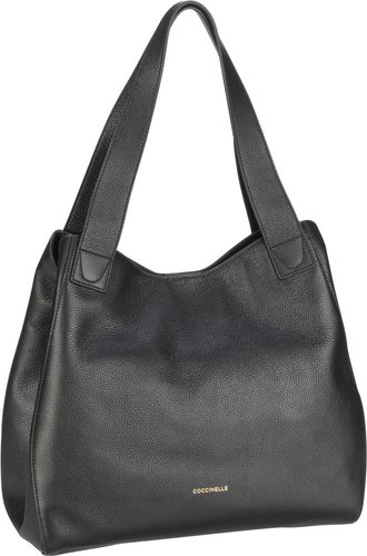 Coccinelle Handtasche Concrete Journal 1102 Nero (19 Liter)