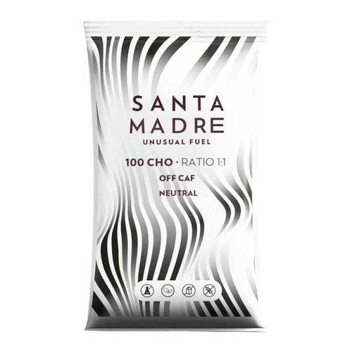 Santa Madre Unusual Fuel 100cho Single Dose 107g Lemon Ultra Energetic Powder Box 9 Units Durchsichtig