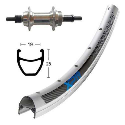 Exal Winora Xp 19 Ej.mac. 135 Rennrad-hinterrad