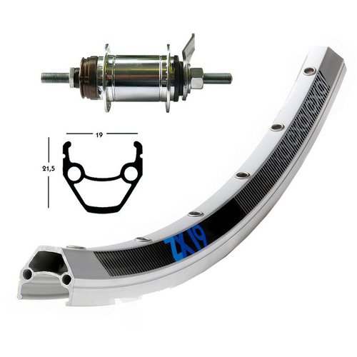 Exal Winora Zx 19 Cont.sh.109 Mtb Hinterrad