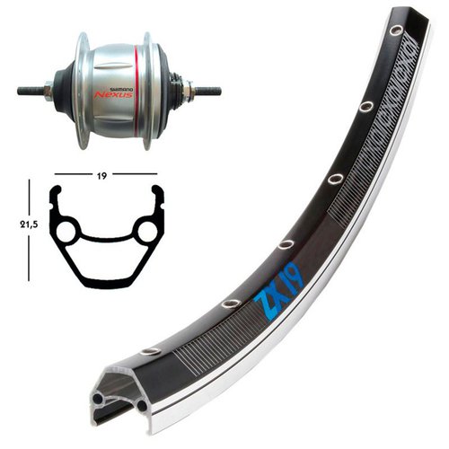 Exal Winora Zx 19 Cont.sh.sg-c60018 Rennrad-hinterrad
