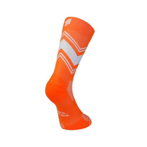 Sporcks Posh Orange Weiß Orange Socken, Größe S