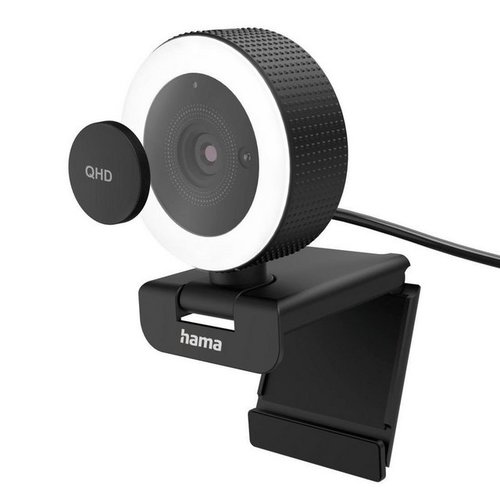 Hama mit Ringlicht "C-800 Pro", mit Fernbedienung Webcam QHD Webcam