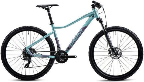Ghost Mountainbike Lanao 27.5 AL, 21 Gang Shimano Tourney RD-TY300 Schaltwerk, Kettenschaltung, für Damen und Herren, Kettenschaltung