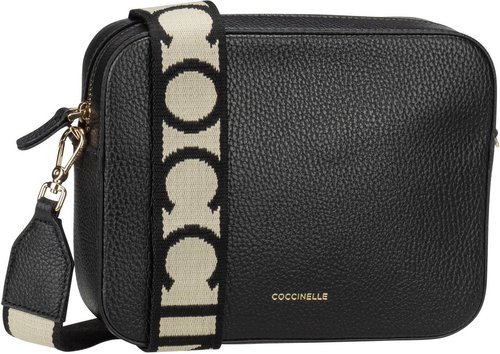 Coccinelle Tebe 55M3  in Schwarz (2.2 Liter), Umhängetasche
