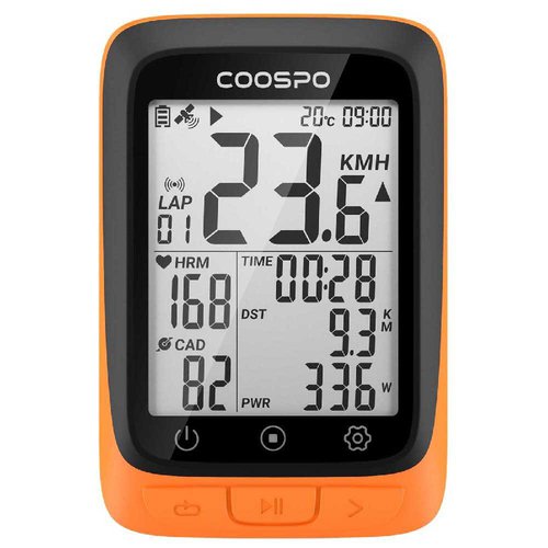 Coospo Bc107 Wireless Cycling Computer Orange