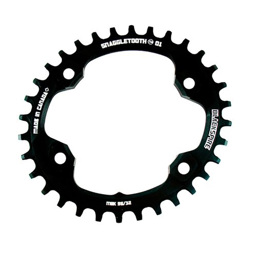 Blackspire Snaggletooth Xt8000 Oval Chainring Schwarz 30t