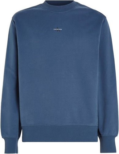 Calvin Klein Jeans Sweatshirt MICRO MONOLOGO CREW NECK mit Calvin Klein Logoschriftzug auf der Brust