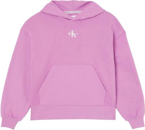 Calvin Klein Jeans Kapuzensweatshirt MICRO MONOLOGO HOODIE mit Kapuze