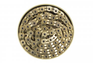 Gusset half link kette bling 1 8 single speed