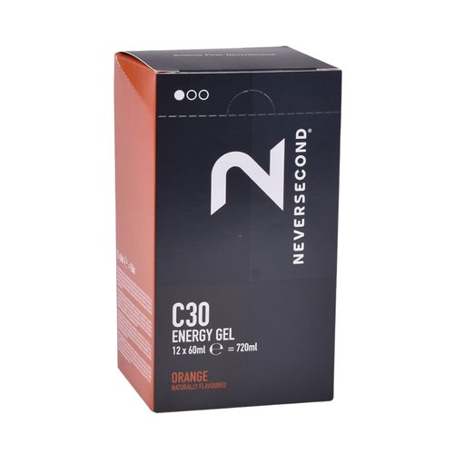 Neversecond Orange Energy Gel 60 ml | 12 Einheiten