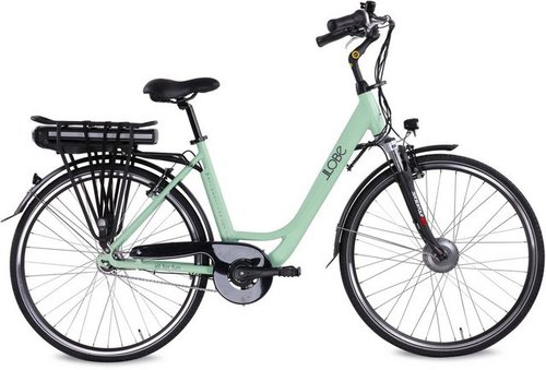 Llobe E-Bike Metropolitan JOY 2.0, 10Ah, 7 Gang Shimano, Nabenschaltung, Frontmotor, 360 Wh Akku