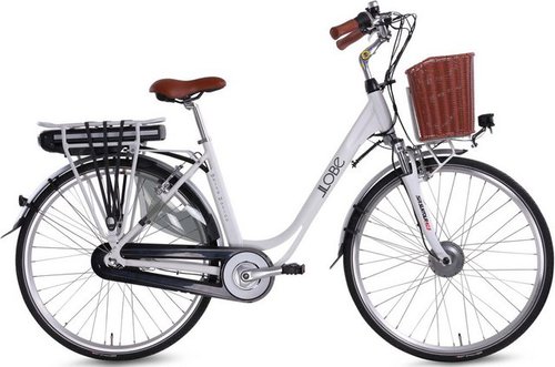 Llobe E-Bike WhiteMotion 3.0, 15,6Ah, 7 Gang Shimano, Nabenschaltung, Frontmotor, 561,6 Wh Akku