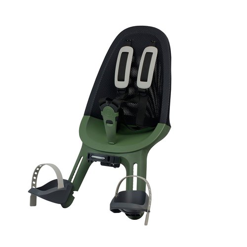 Qibbel Air Front Front Child Bike Seat Schwarz Max 15 kg Junge