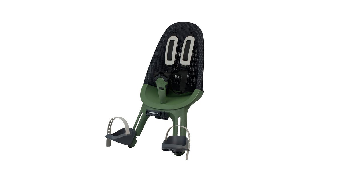 Qibbel Air Front Front Child Bike Seat Schwarz Max 15 kg Junge