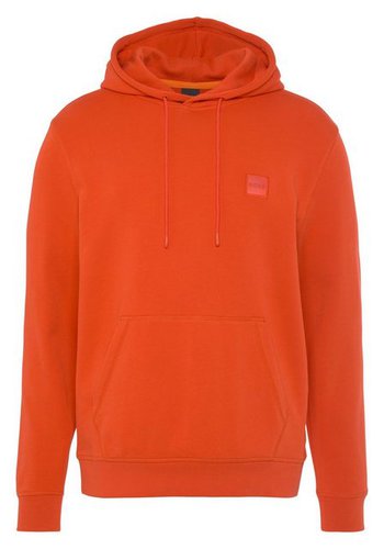 Boss Orange Kapuzensweatshirt Wetalk (1-tlg) mit gesticktem BOSS Markenlabel