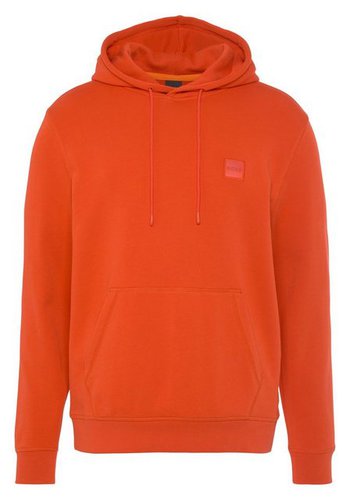 Boss Orange Kapuzensweatshirt Wetalk (1-tlg) mit gesticktem BOSS Markenlabel