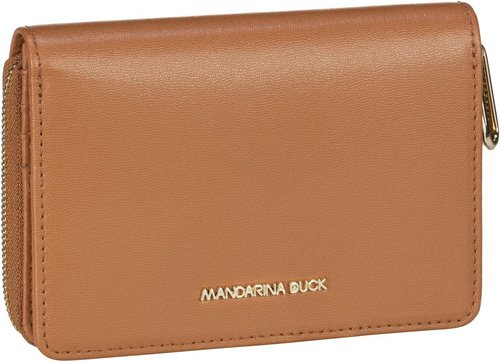 Mandarina Duck Luna Small Zip Around Wallet KBP54  in Cognac (0.4 Liter), Geldbörse