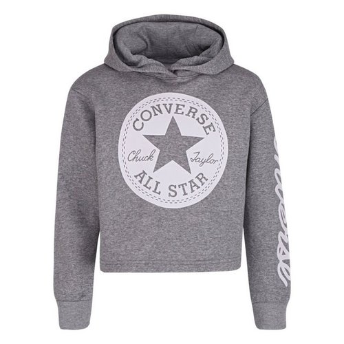 Converse Kapuzensweatshirt CHUCK PATCH CROPPED HOODIE - für Kinder