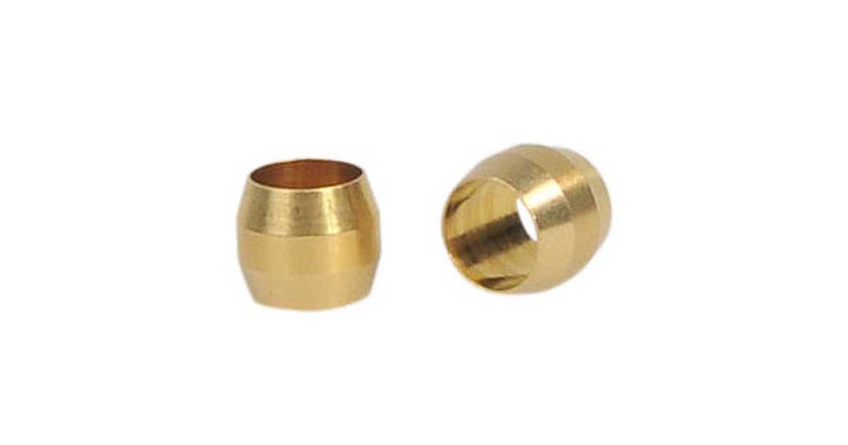 Elvedes Shimano Brake Hose Olives 10 Units Golden