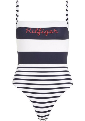 Tommy Hilfiger Badeanzug TH ONE PIECE PRINT mit Tommy Hilfiger-Branding