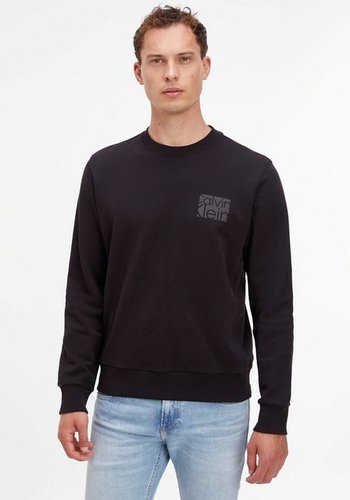 Calvin Klein Sweatshirt mit CK-Druck auf der Brust