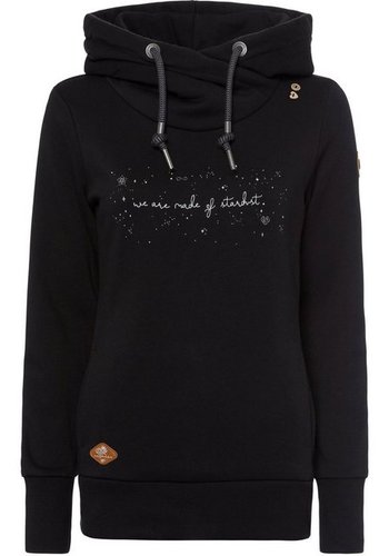 Ragwear Sweater GRIPY BUTTON O STARDUST mit Statement-Front-Print "We are made of Stardust