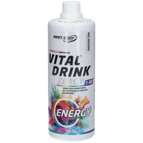 Best Body Nutrition Vital Drink Zerop® Energy 1000 ml