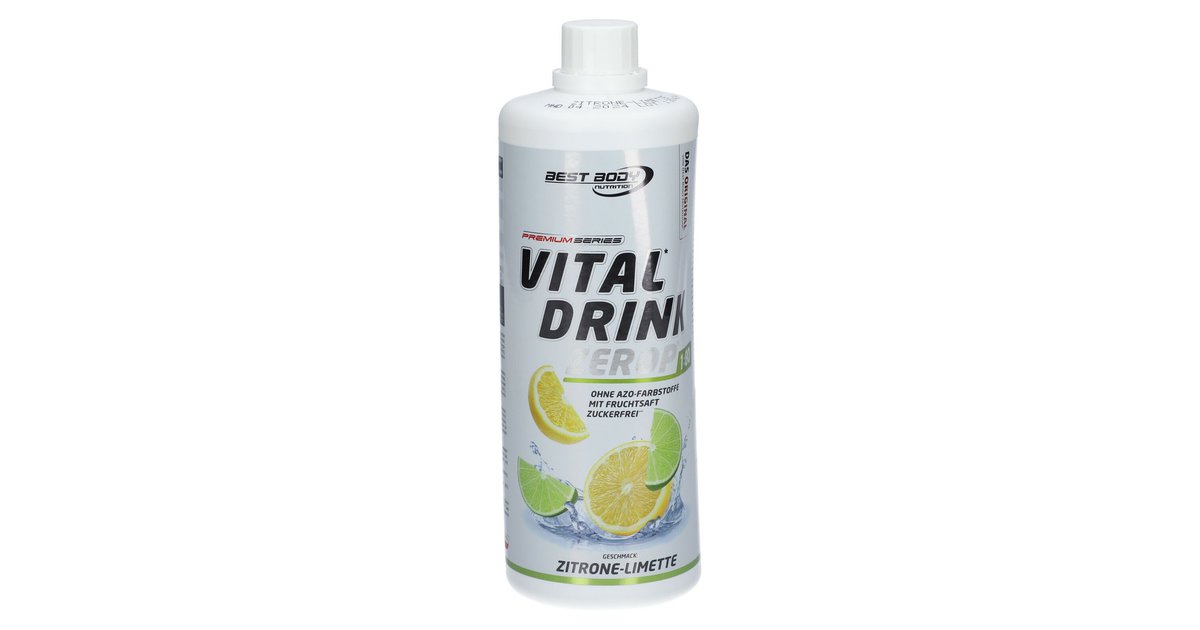Best Body Nutrition Vital Drink Zerop® Zitrone Limette 1000 ml