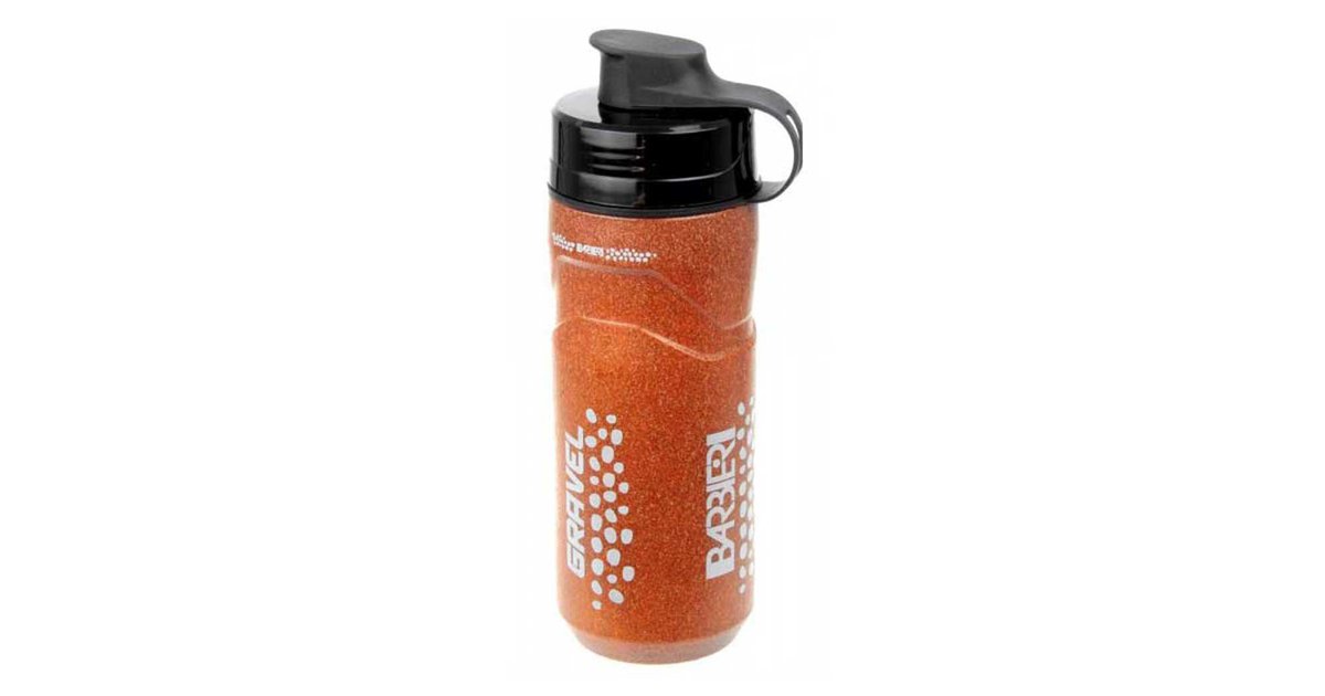Barbieri Gravel Termic Water Bottle 500ml With Cork Orange
