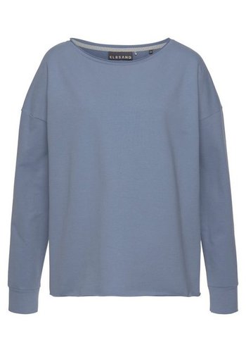 Elbsand Sweatshirt Riane mit Logoprint hinten