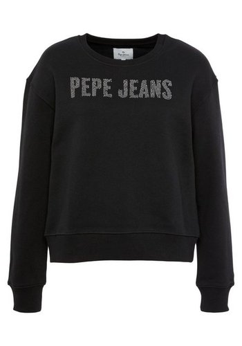 Pepe Jeans Sweatshirt DEBBIE mit Strassapplikation