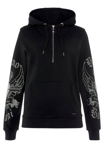 Bruno Banani Hoodie großer Ärmel-Print NEUE KOLLEKTION