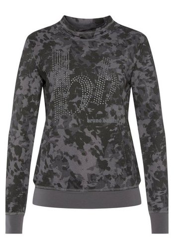 Bruno Banani Sweatshirt Glitzer-Druck NEUE KOLLEKTION