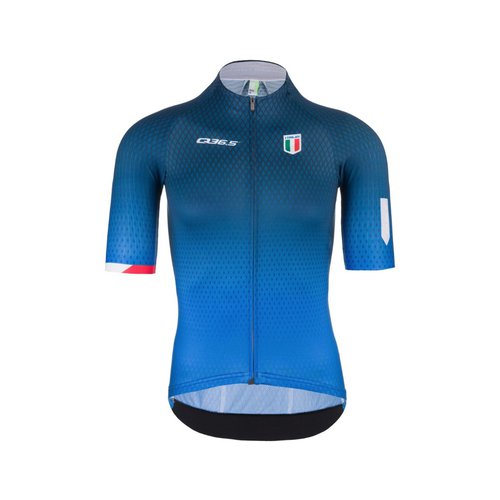Q36.5 Gregarius Pro Made In Italy Kurzarmtrikot Blau, Größe M