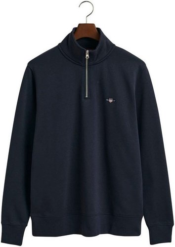 Gant Sweatshirt REG SHIELD HALF ZIP SWEAT mit Logostickerei auf der Brust