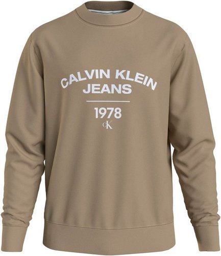 Calvin Klein Jeans Sweatshirt VARSITY CURVE CREW NECK